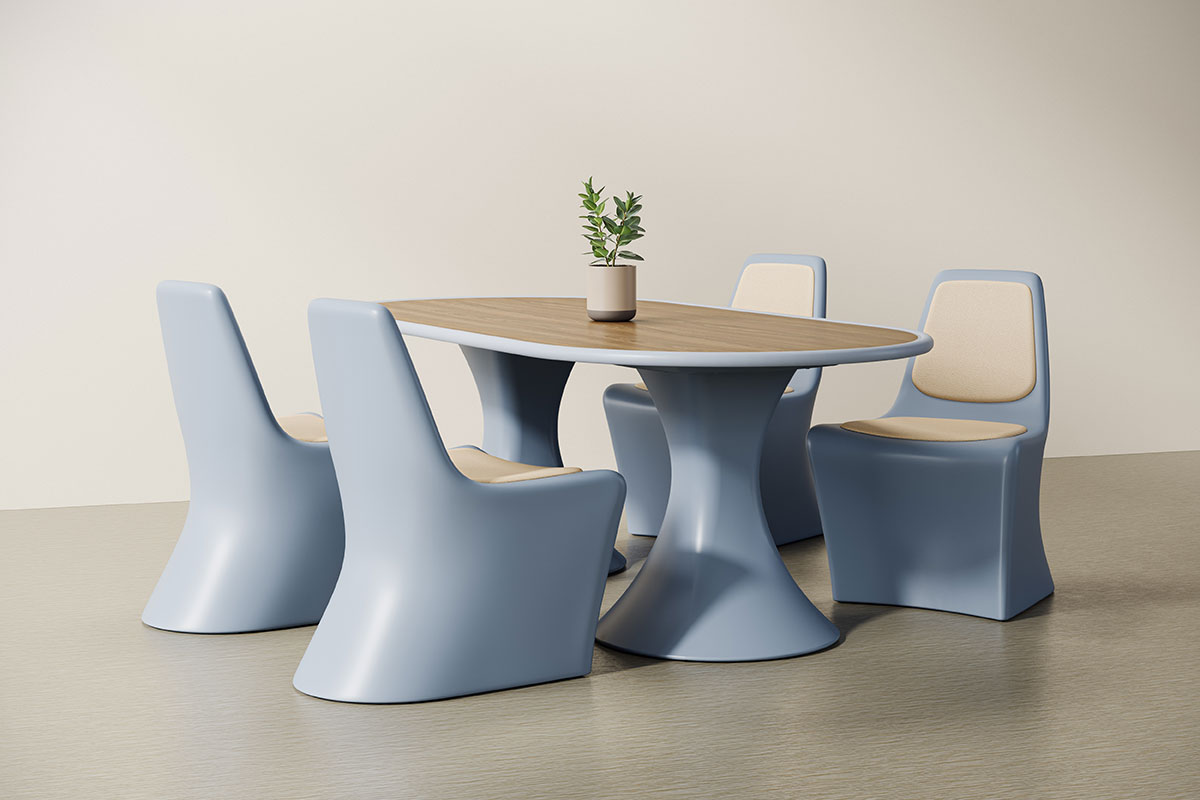 Stance Healthcare stance healthcare flo dining table and chair behavioral health