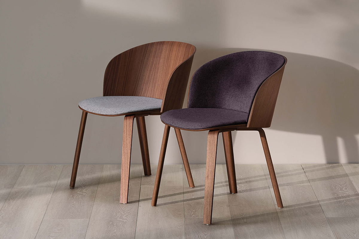 Leland leland gemma oak side chair